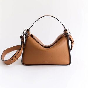 The Horse Clementine Bag in Tan Pebbled Leather